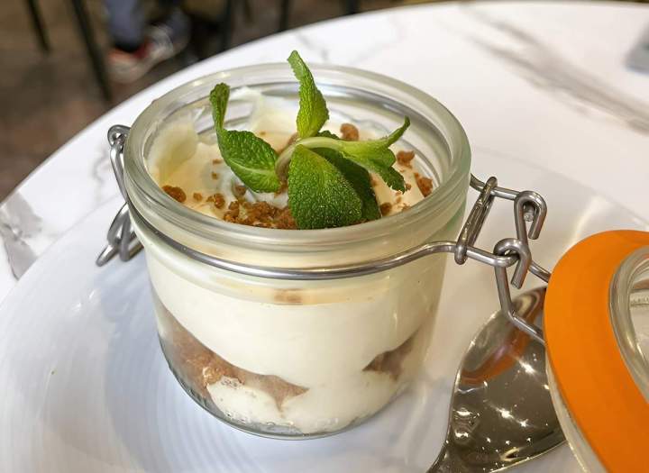 Dessert maison Orange